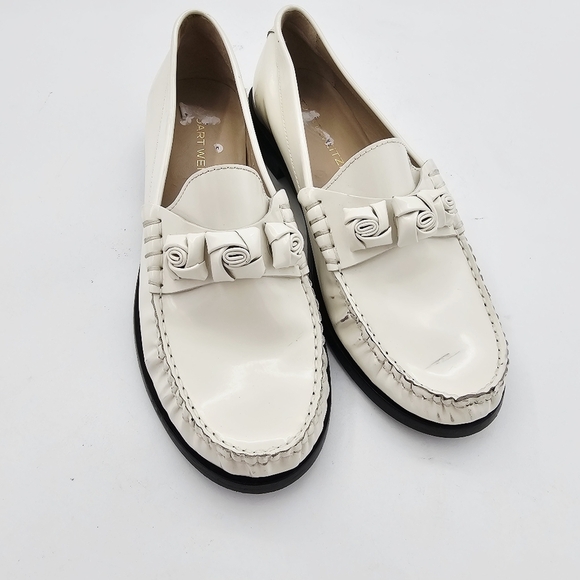 Stuart Weitzman Rosie Loafer Cream Women’s Size 7 NWOB $550 - Picture 3 of 13